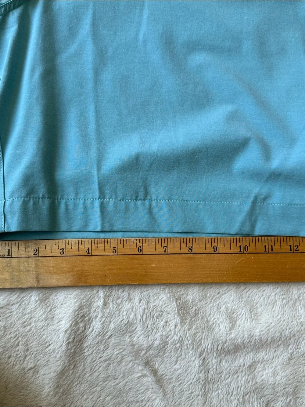 NWT Faherty All Day Shorts Mens sz 42 Belt Loop Turquoise Blue 9